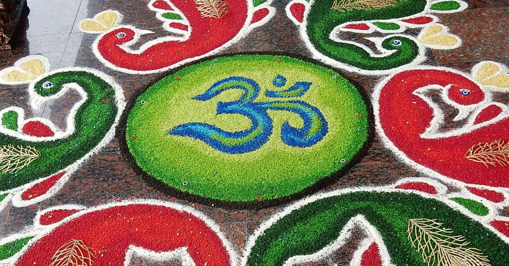 Om sand mandala